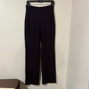 St John collection Marie grey Sz 6 Elegant Black Women's Pants made in USA